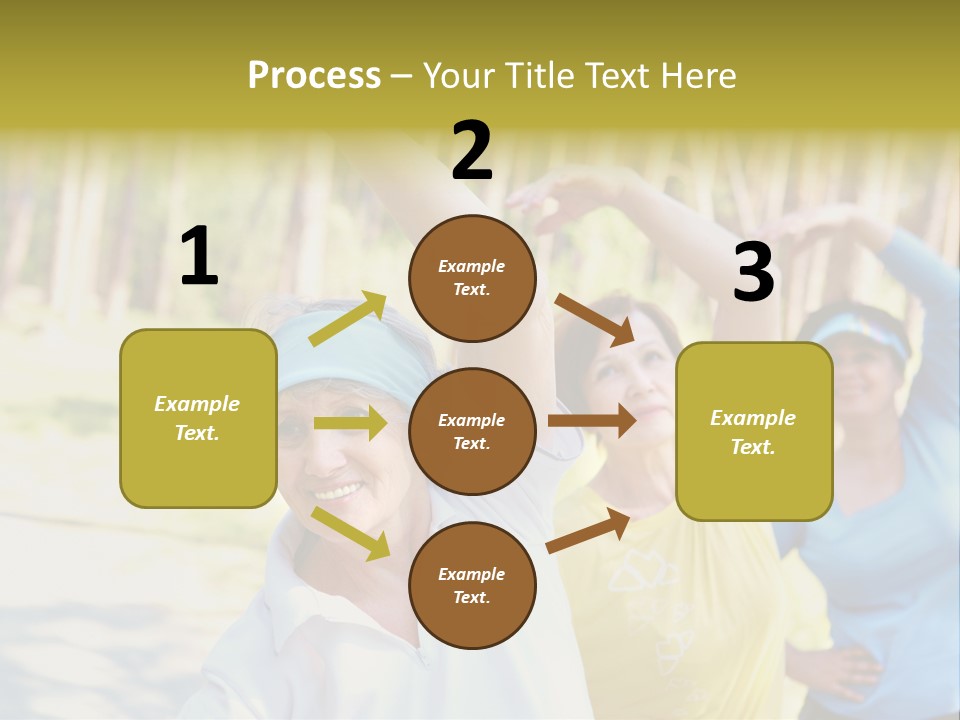 White Energetic People PowerPoint Template