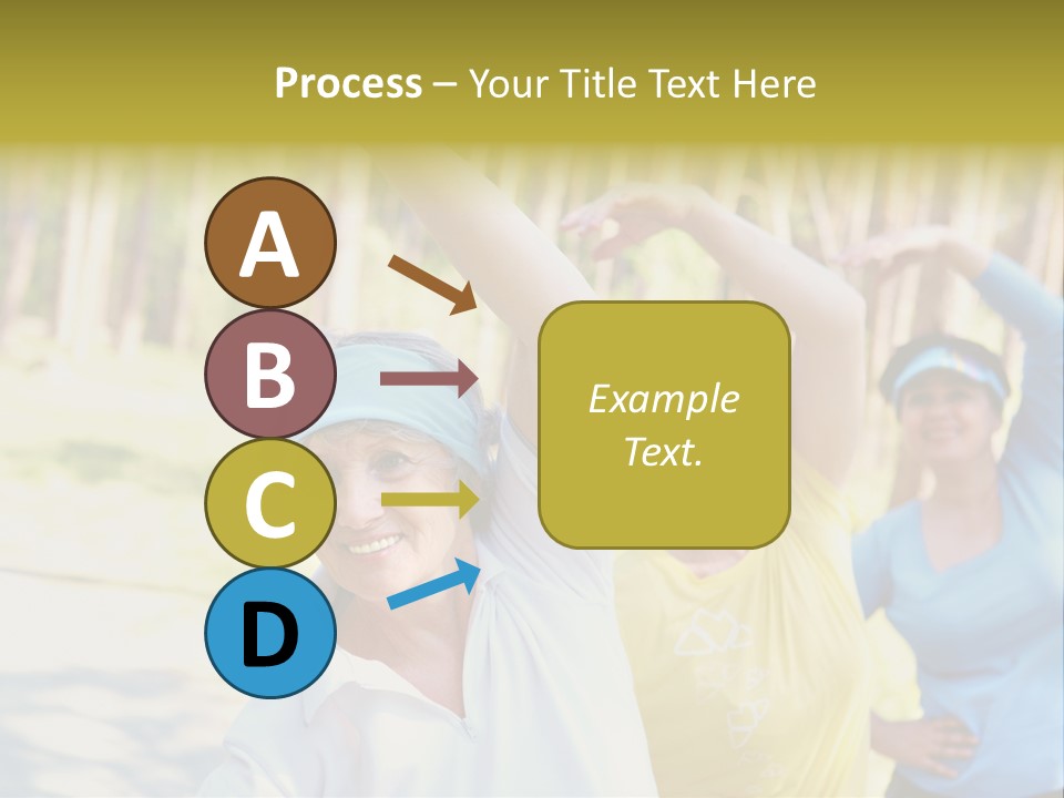 White Energetic People PowerPoint Template