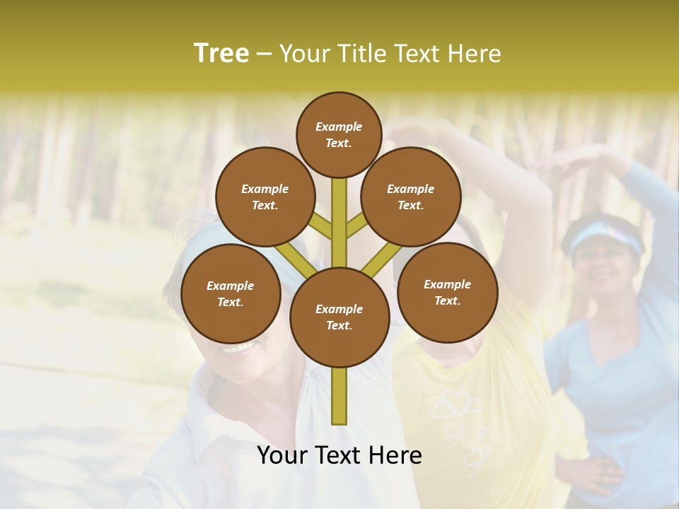 White Energetic People PowerPoint Template