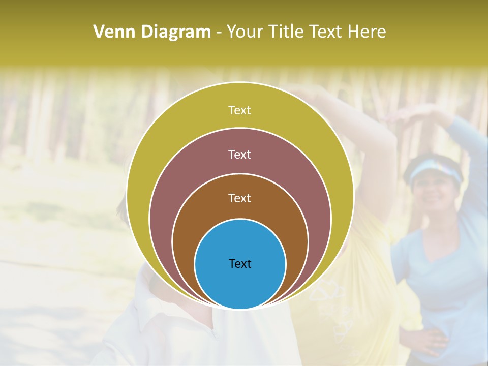 White Energetic People PowerPoint Template