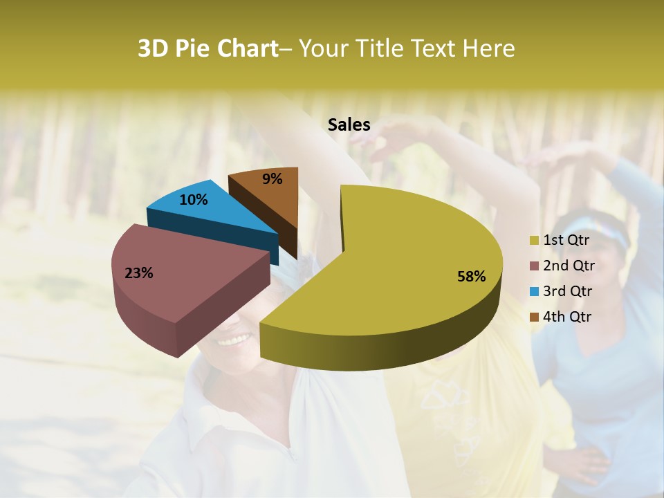 White Energetic People PowerPoint Template