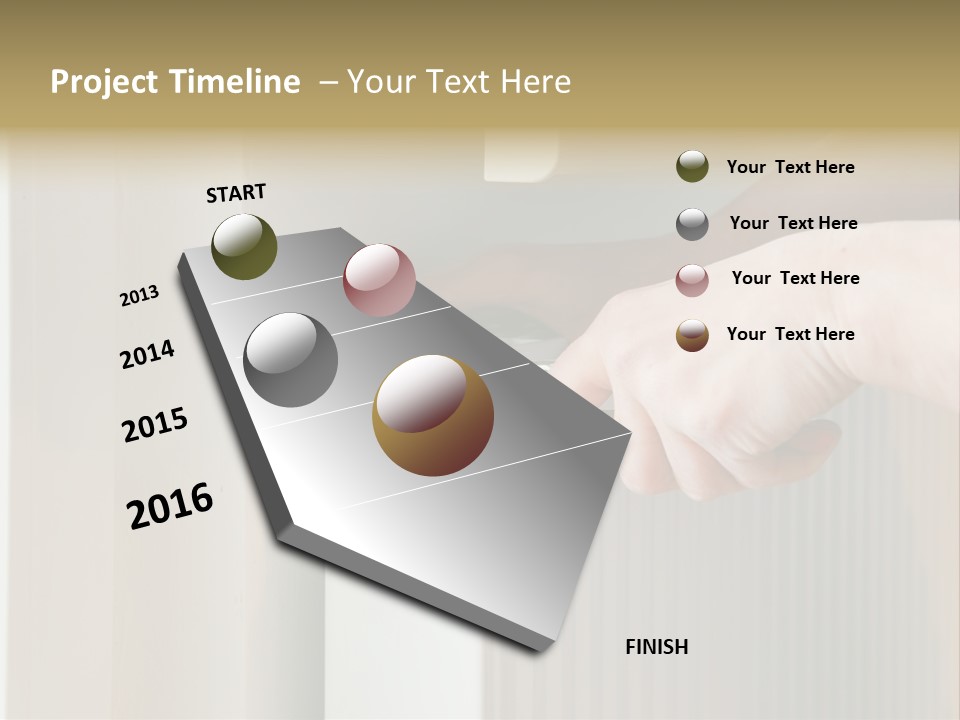A Person Opening A Door With A Wrench PowerPoint Template