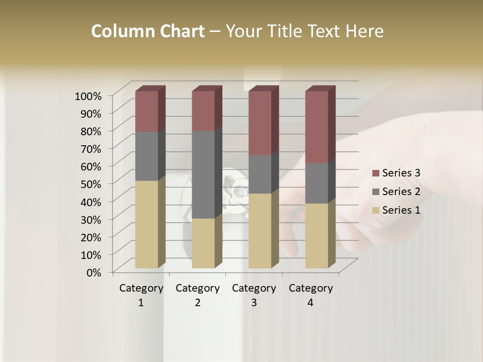A Person Opening A Door With A Wrench PowerPoint Template