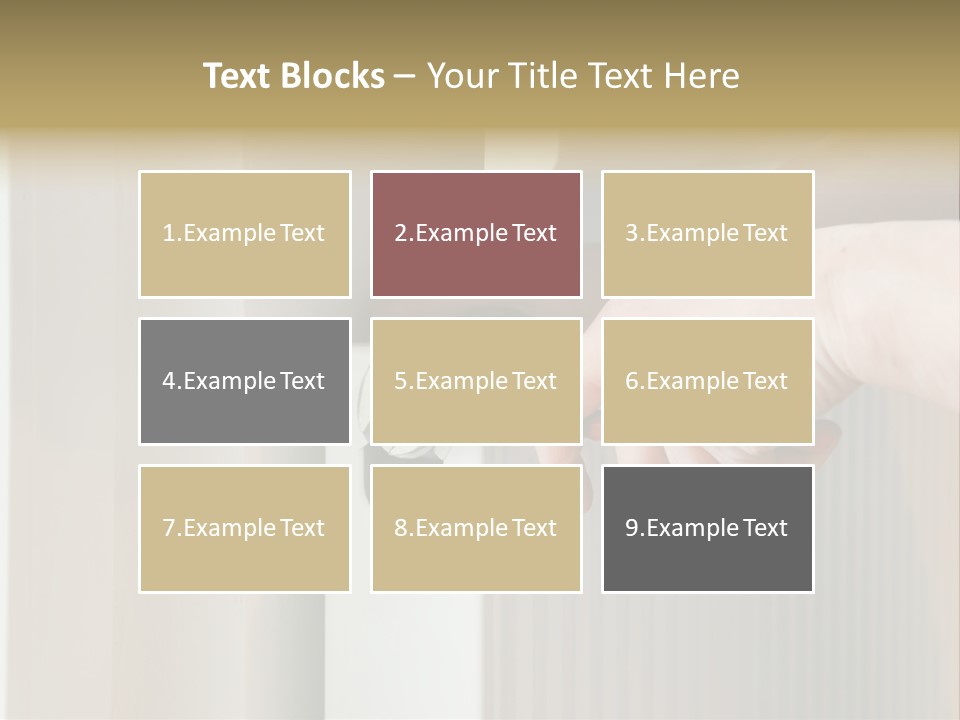 A Person Opening A Door With A Wrench PowerPoint Template