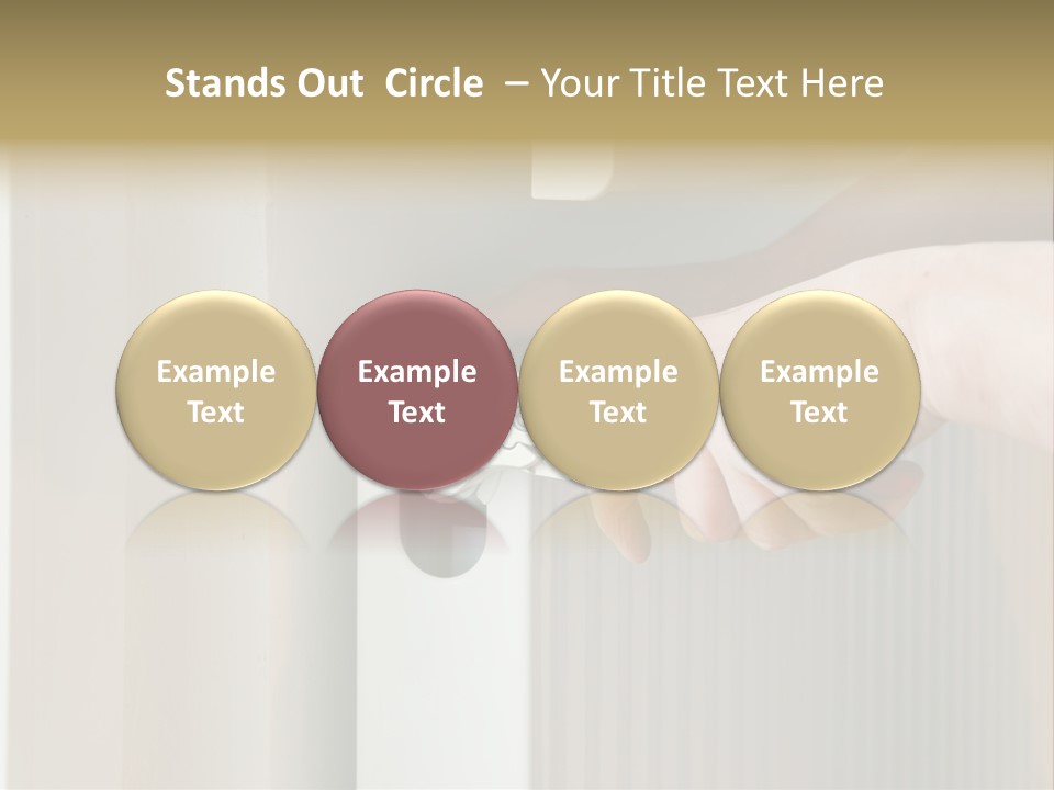 A Person Opening A Door With A Wrench PowerPoint Template