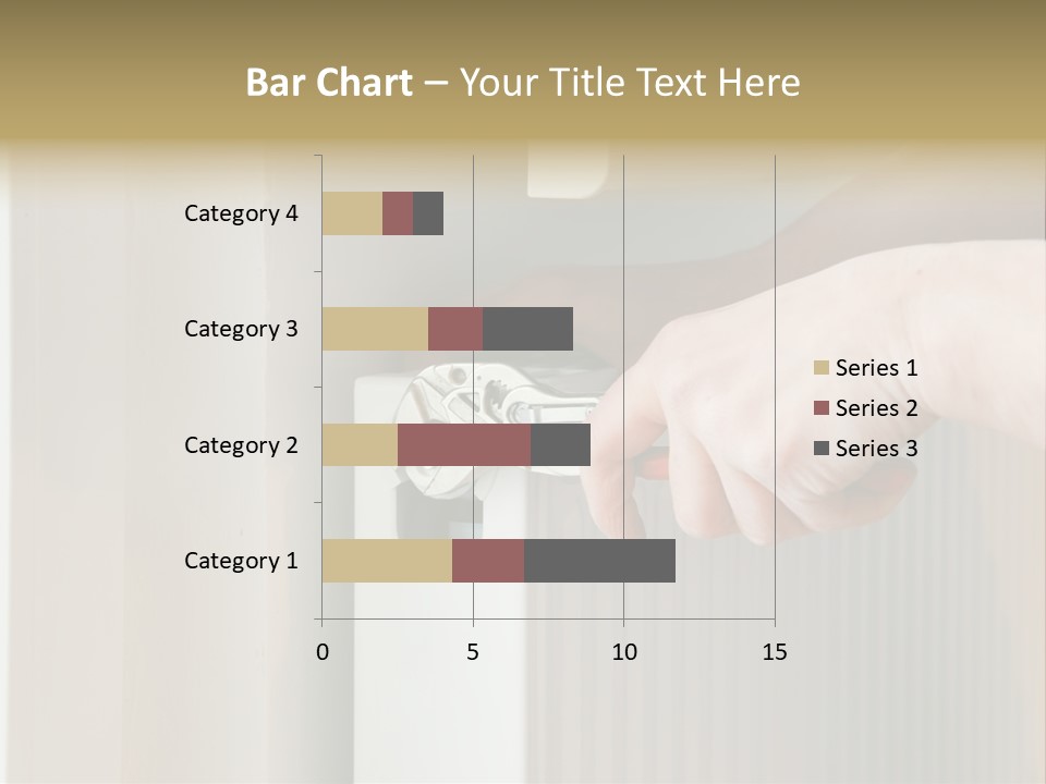 A Person Opening A Door With A Wrench PowerPoint Template