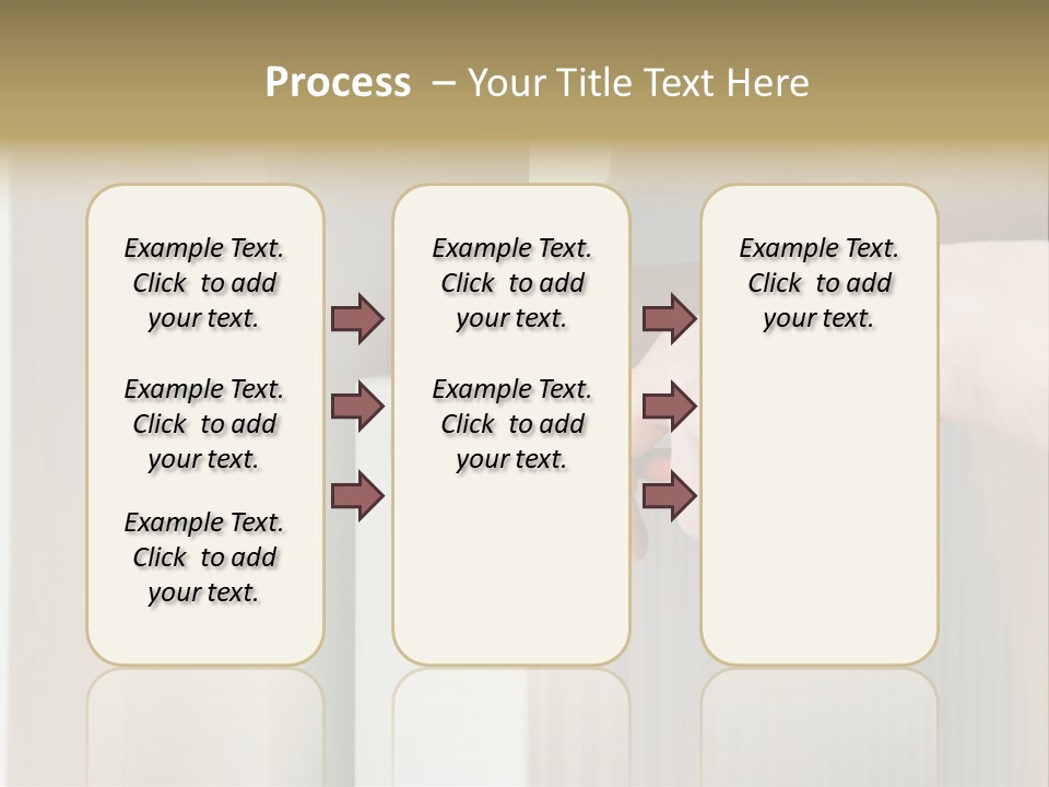 A Person Opening A Door With A Wrench PowerPoint Template