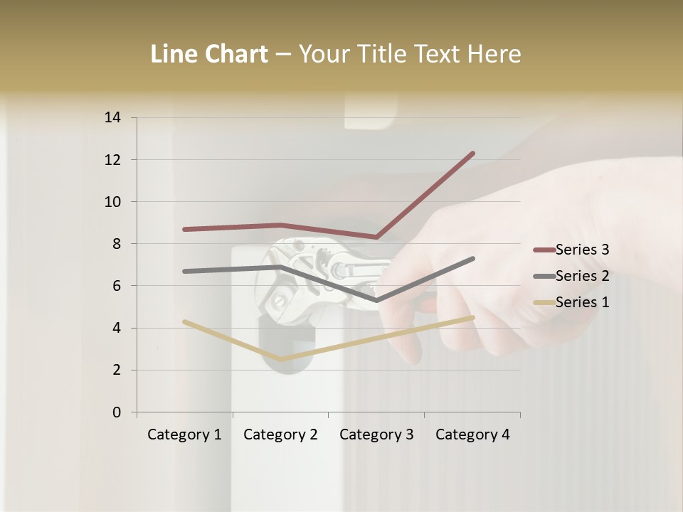 A Person Opening A Door With A Wrench PowerPoint Template