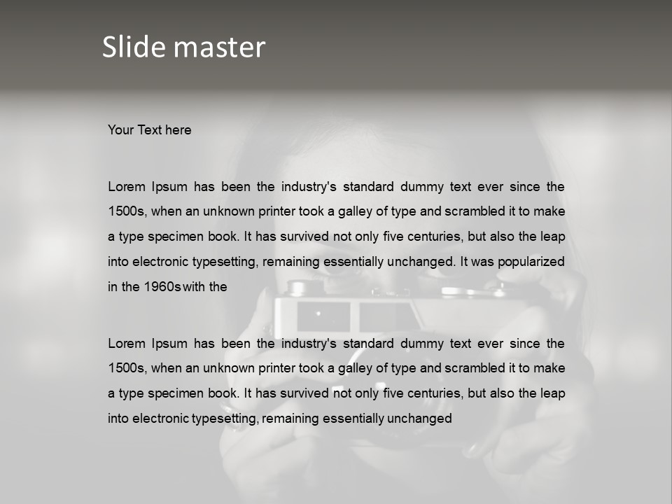 Old Hiding Film PowerPoint Template