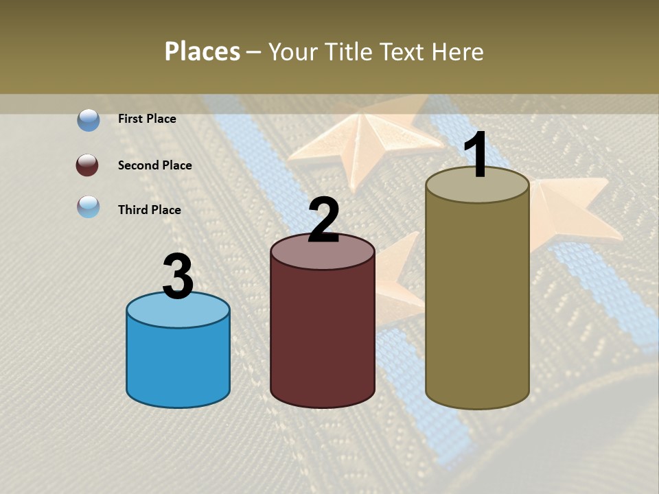 Airborne Epaulettes Gold PowerPoint Template