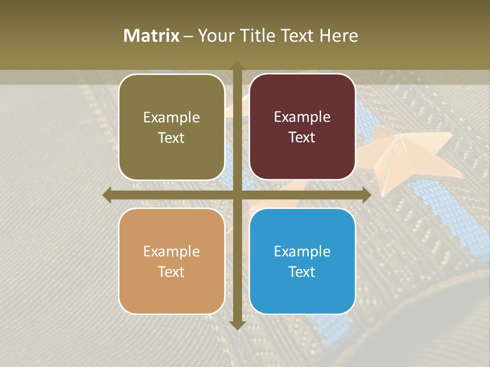 Airborne Epaulettes Gold PowerPoint Template