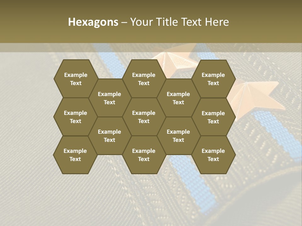 Airborne Epaulettes Gold PowerPoint Template