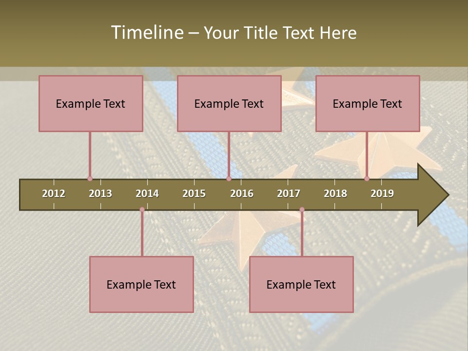 Airborne Epaulettes Gold PowerPoint Template