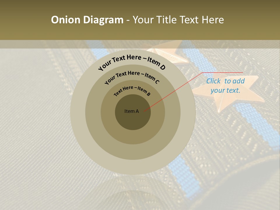 Airborne Epaulettes Gold PowerPoint Template