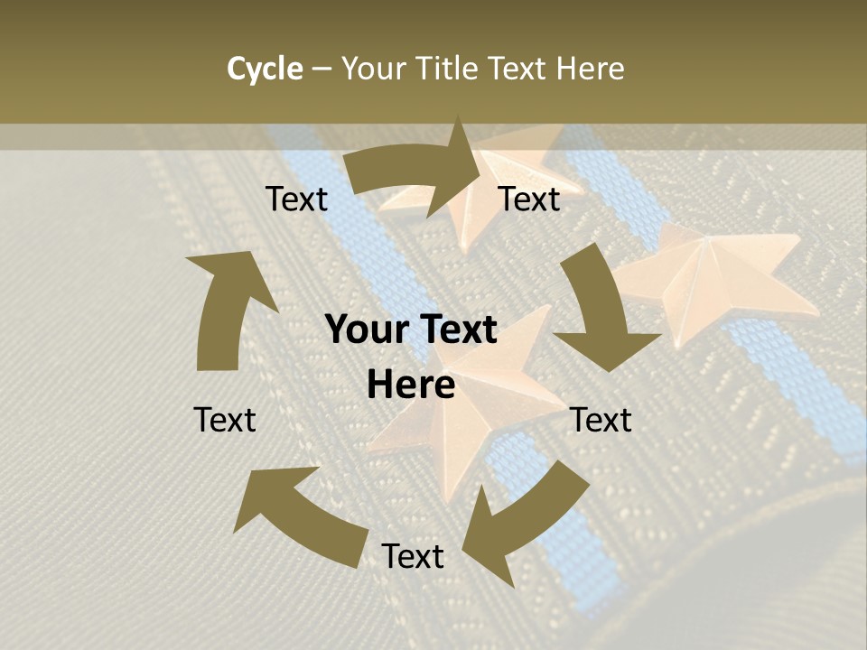 Airborne Epaulettes Gold PowerPoint Template