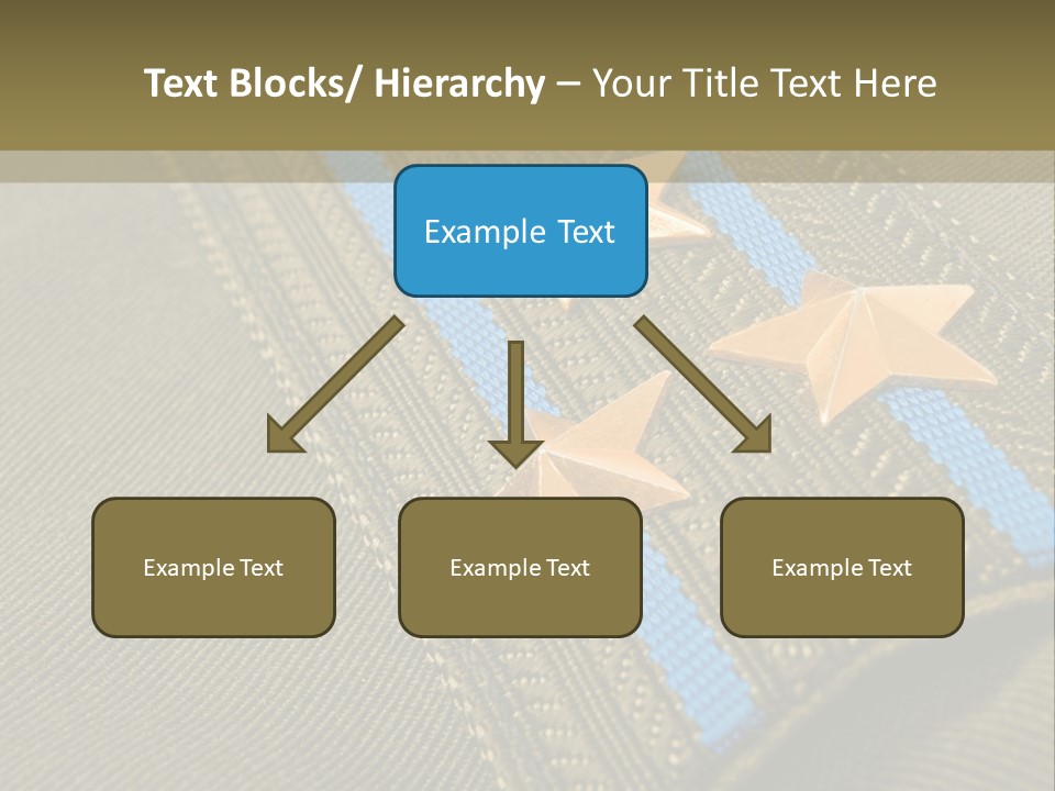 Airborne Epaulettes Gold PowerPoint Template