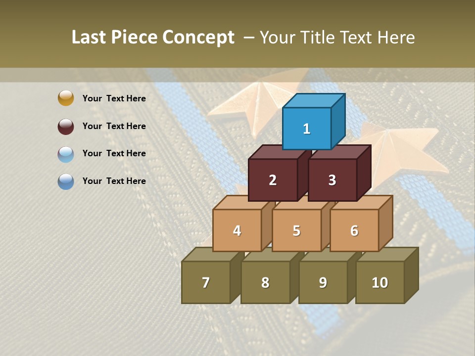 Airborne Epaulettes Gold PowerPoint Template