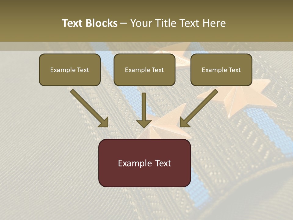 Airborne Epaulettes Gold PowerPoint Template