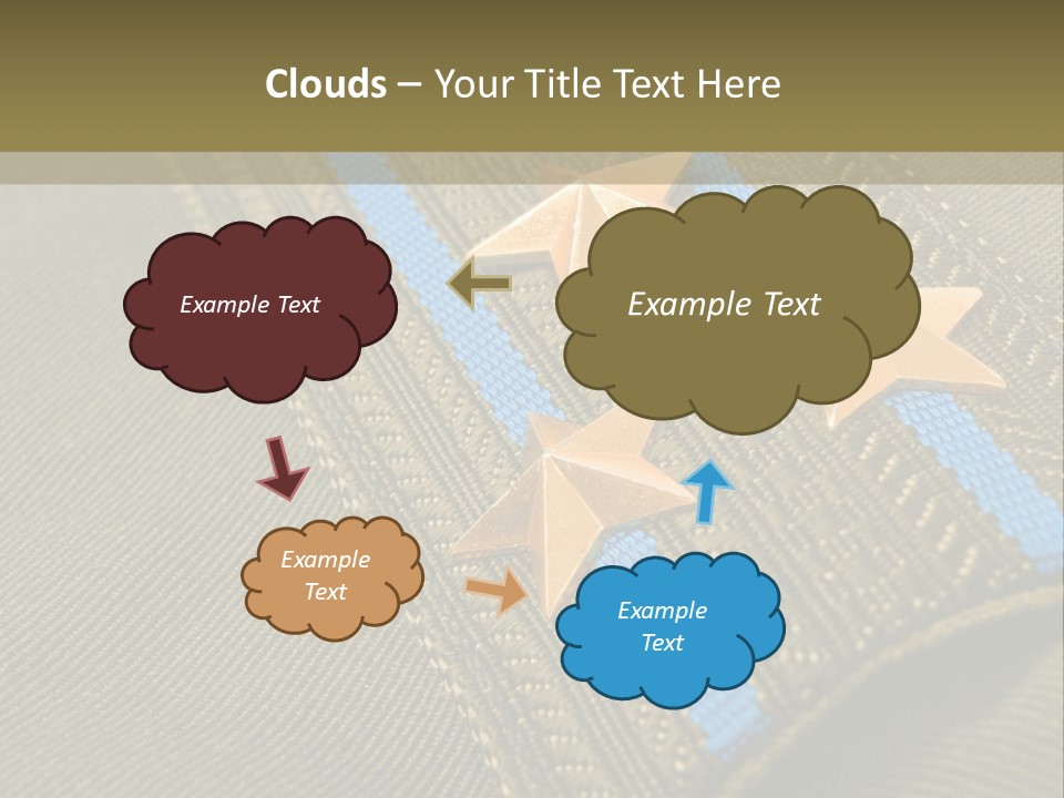 Airborne Epaulettes Gold PowerPoint Template