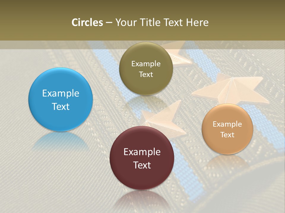 Airborne Epaulettes Gold PowerPoint Template