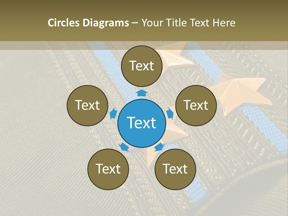 Airborne Epaulettes Gold PowerPoint Template