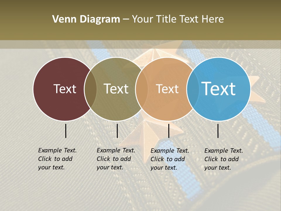 Airborne Epaulettes Gold PowerPoint Template