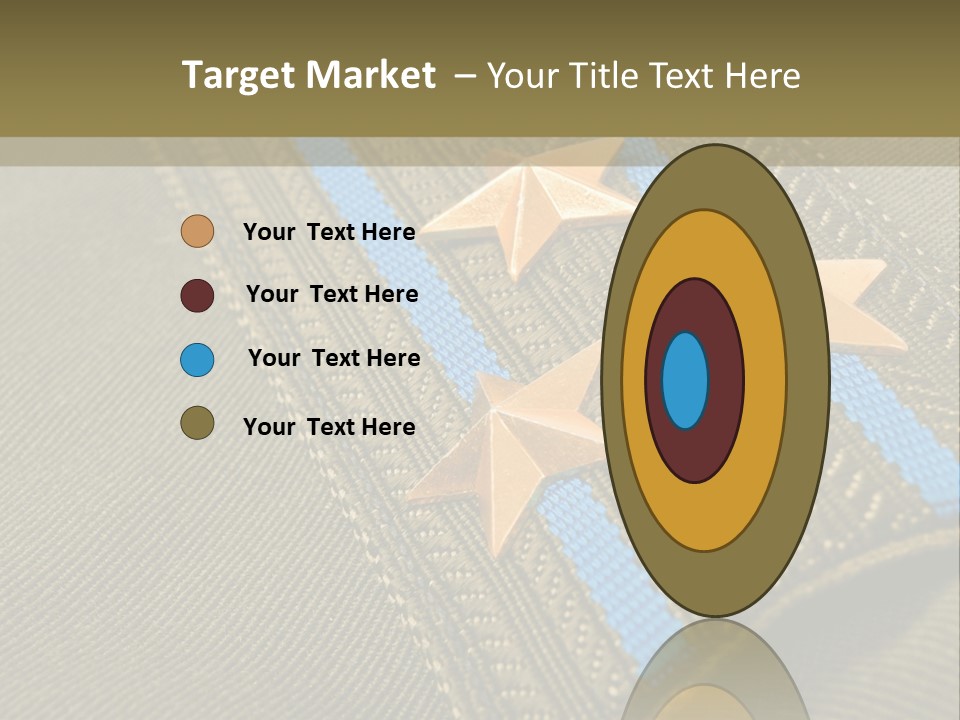 Airborne Epaulettes Gold PowerPoint Template