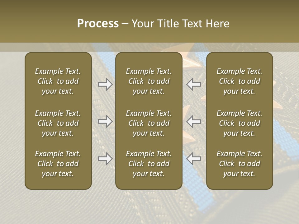 Airborne Epaulettes Gold PowerPoint Template