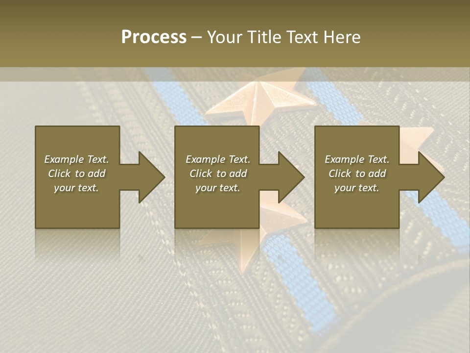 Airborne Epaulettes Gold PowerPoint Template