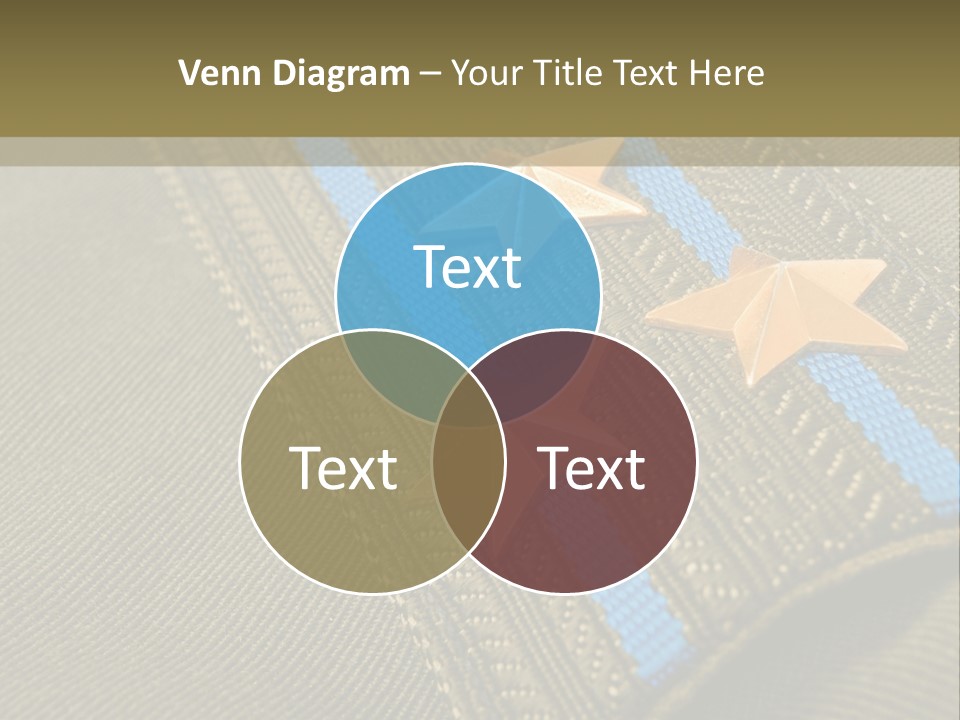 Airborne Epaulettes Gold PowerPoint Template