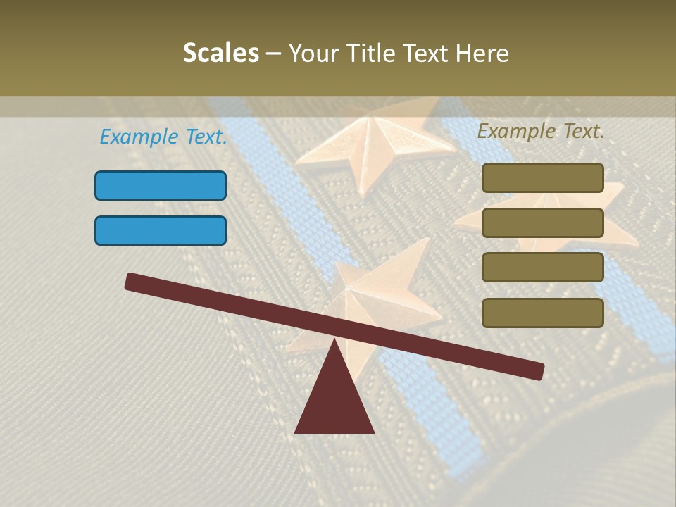 Airborne Epaulettes Gold PowerPoint Template