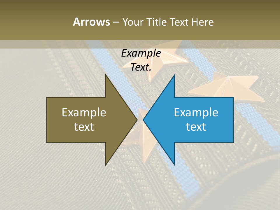 Airborne Epaulettes Gold PowerPoint Template