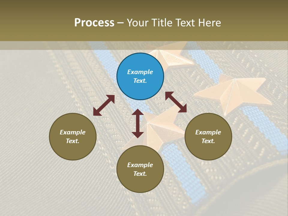 Airborne Epaulettes Gold PowerPoint Template