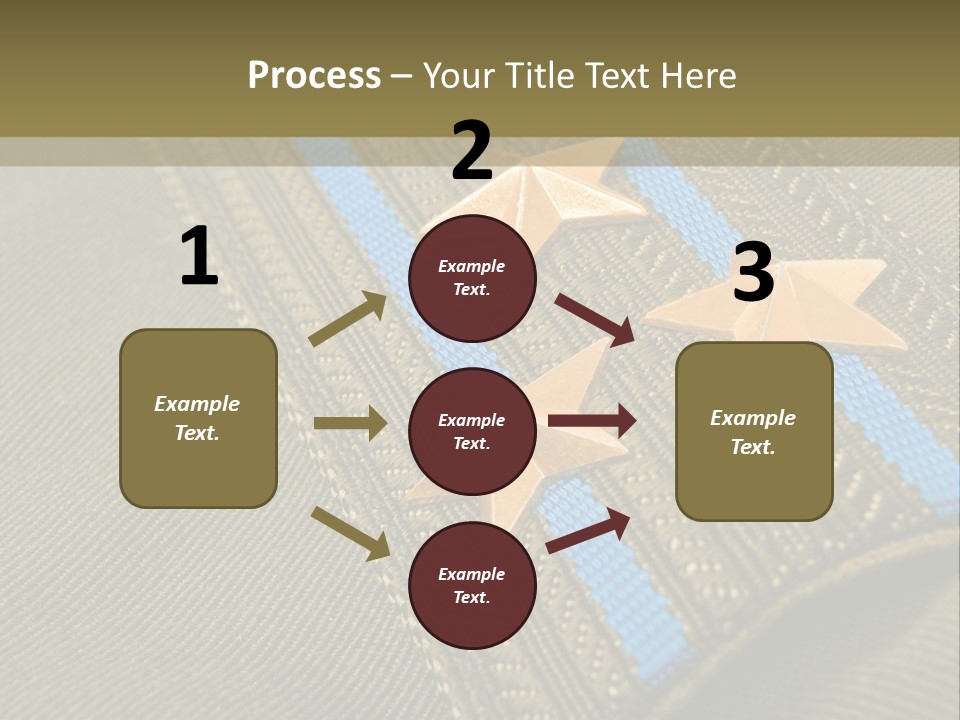 Airborne Epaulettes Gold PowerPoint Template