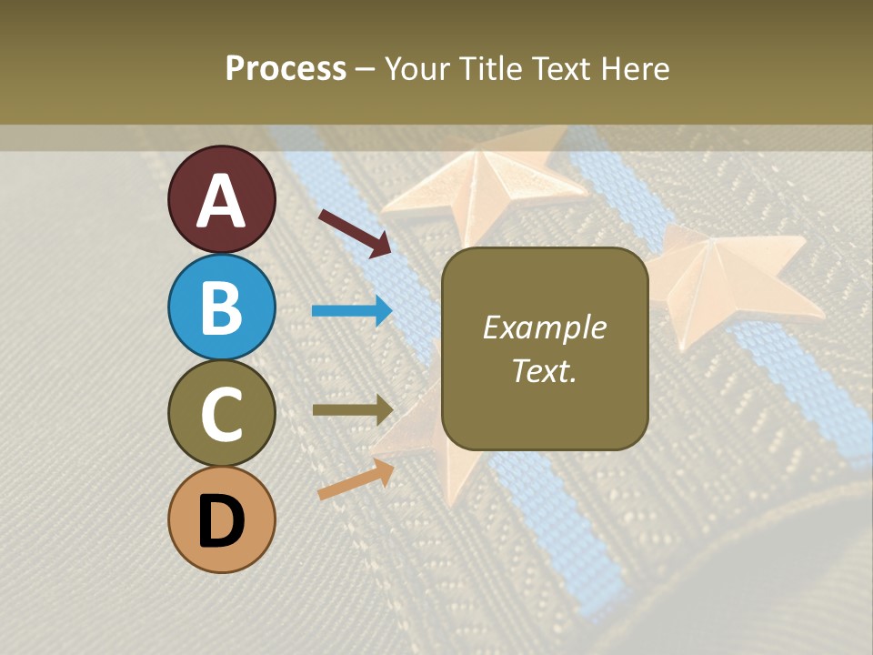 Airborne Epaulettes Gold PowerPoint Template