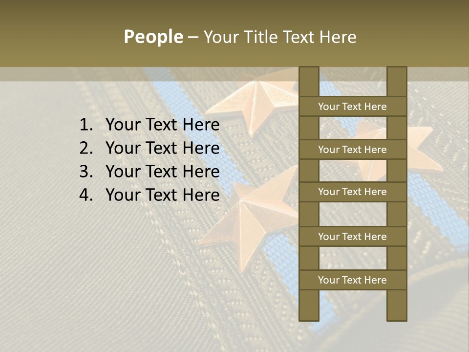 Airborne Epaulettes Gold PowerPoint Template