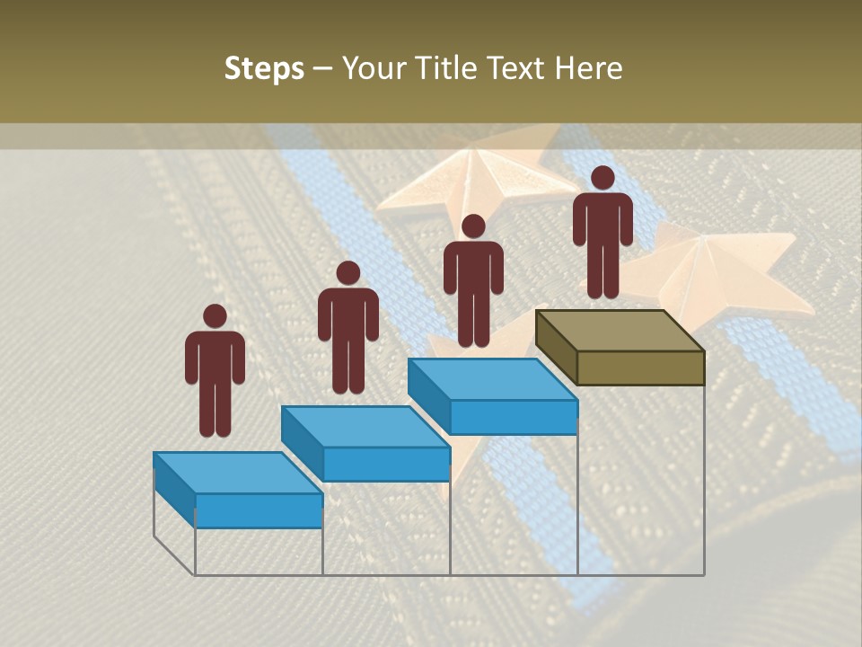 Airborne Epaulettes Gold PowerPoint Template