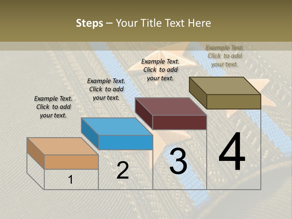 Airborne Epaulettes Gold PowerPoint Template