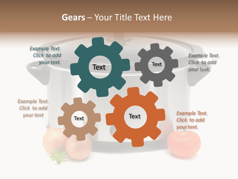 Casserole Cooker Food PowerPoint Template