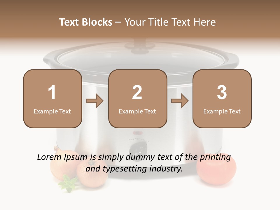 Casserole Cooker Food PowerPoint Template