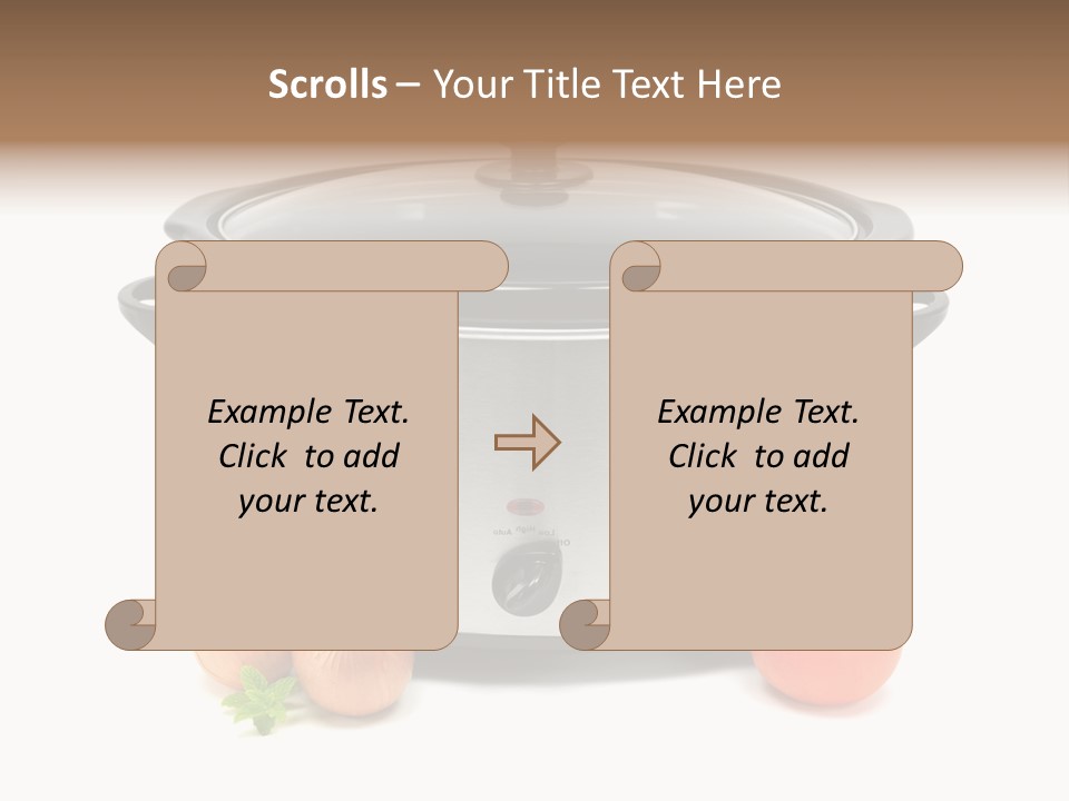 Casserole Cooker Food PowerPoint Template