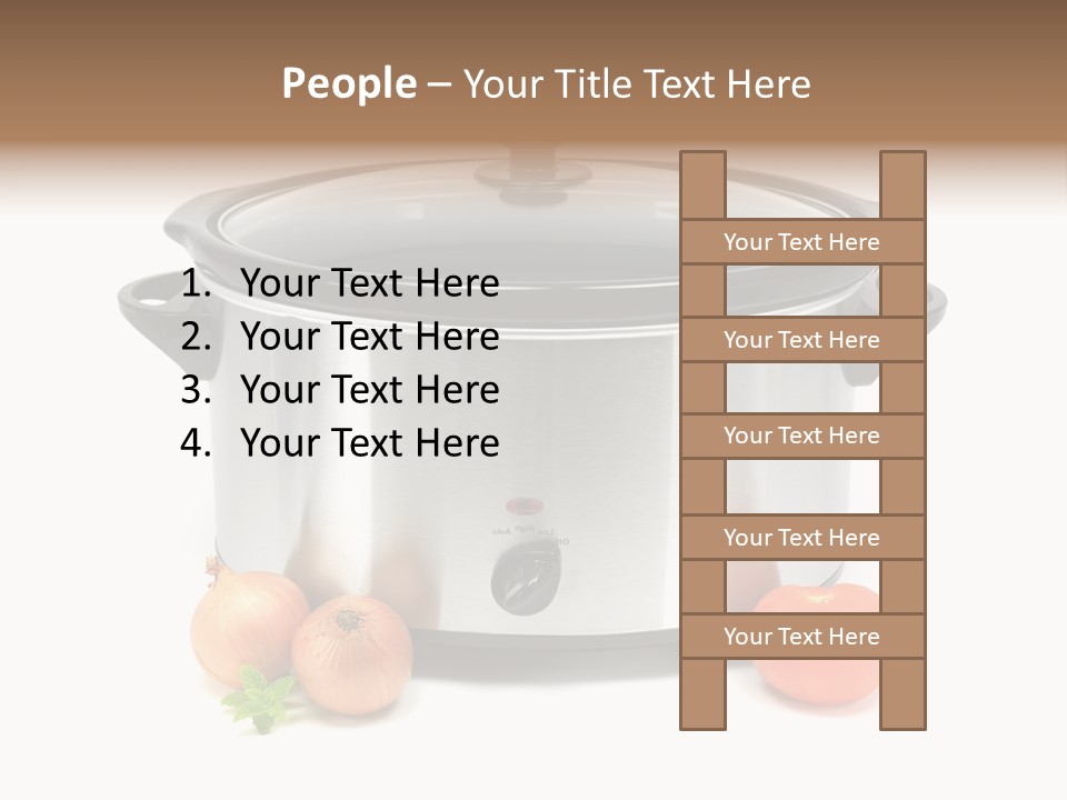 Casserole Cooker Food PowerPoint Template