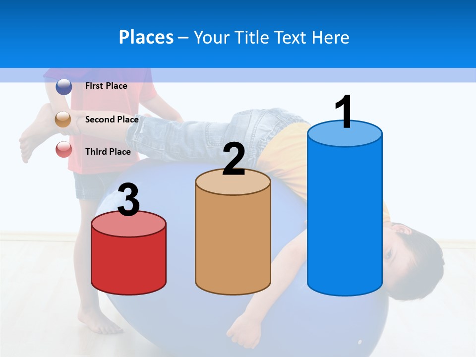 Carefree Kid Sport PowerPoint Template