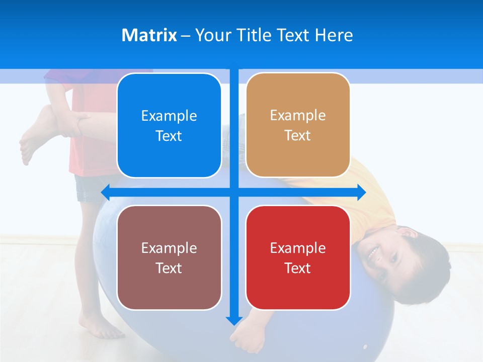 Carefree Kid Sport PowerPoint Template