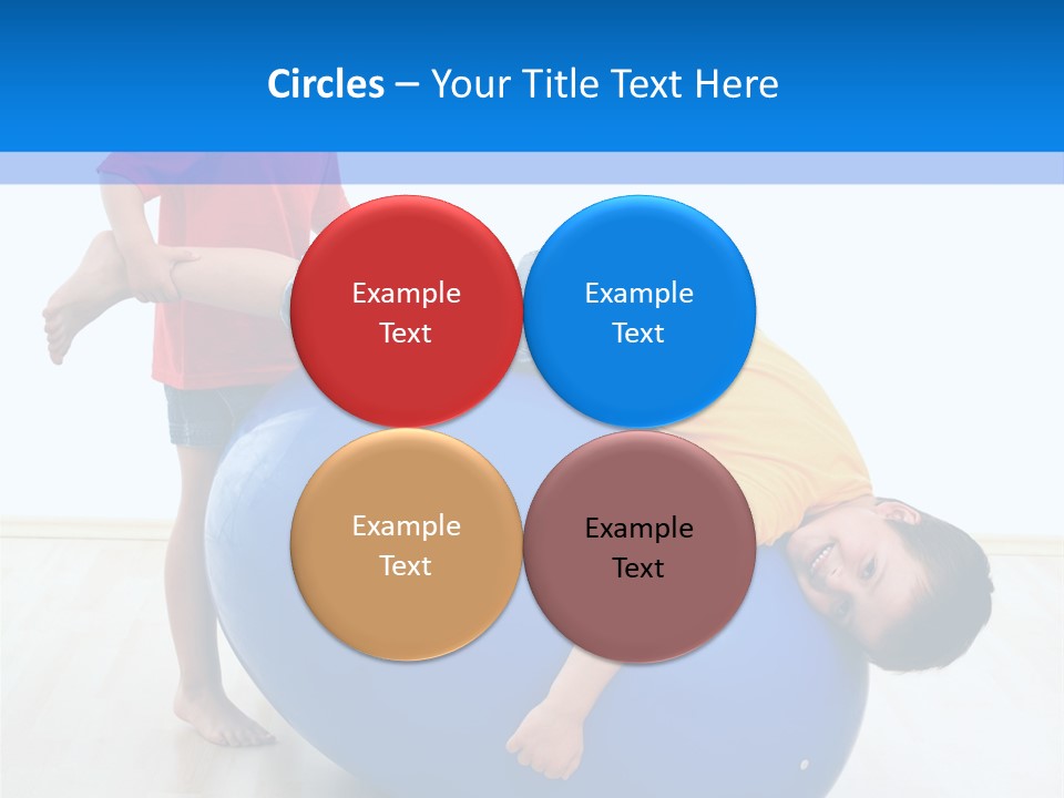 Carefree Kid Sport PowerPoint Template