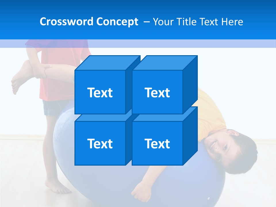 Carefree Kid Sport PowerPoint Template