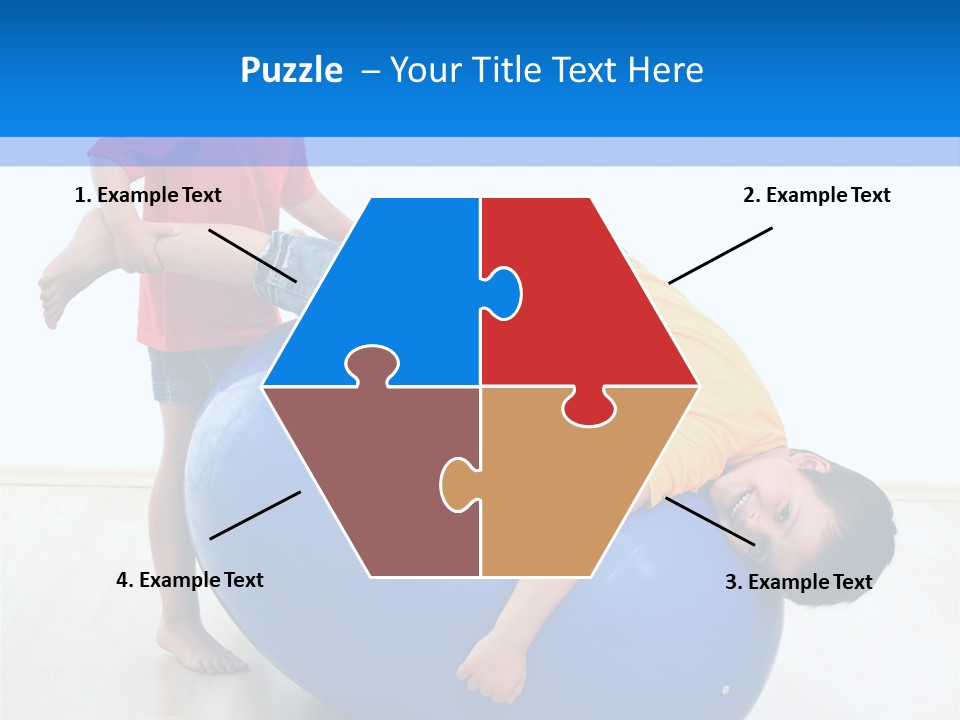 Carefree Kid Sport PowerPoint Template