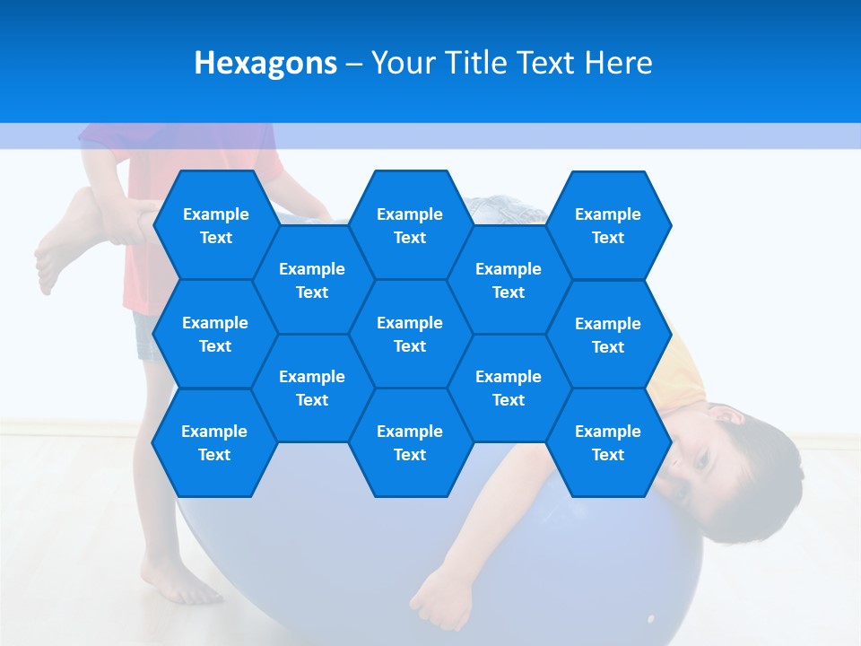 Carefree Kid Sport PowerPoint Template