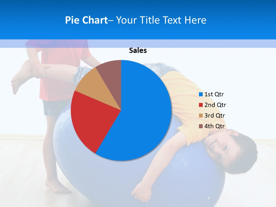 Carefree Kid Sport PowerPoint Template