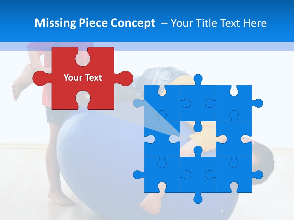 Carefree Kid Sport PowerPoint Template